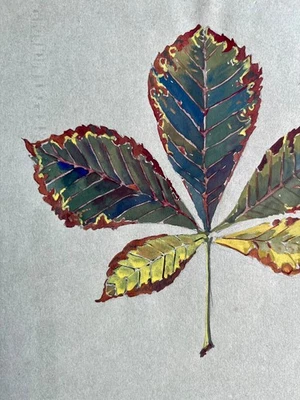 dessin original signé de Pierre Agnès, vers 1915 - Photo 1/4