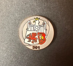 No.301 (Land of Pomerania) Squadron Polish Air Force Enamel Pin Badge RAF WW2 - Picture 1 of 3