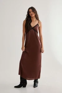 Nastygal Chocolate Maxi Dress Womens Day To Night Dresses - Picture 1 of 5