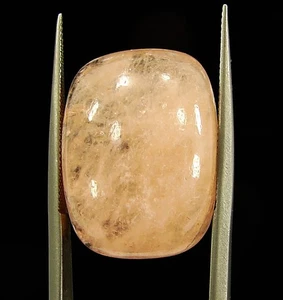 14.25 Ct Natural Orange Morganite Gemstone Cabochon Wire Wrap Stone - 27852 - Picture 1 of 2