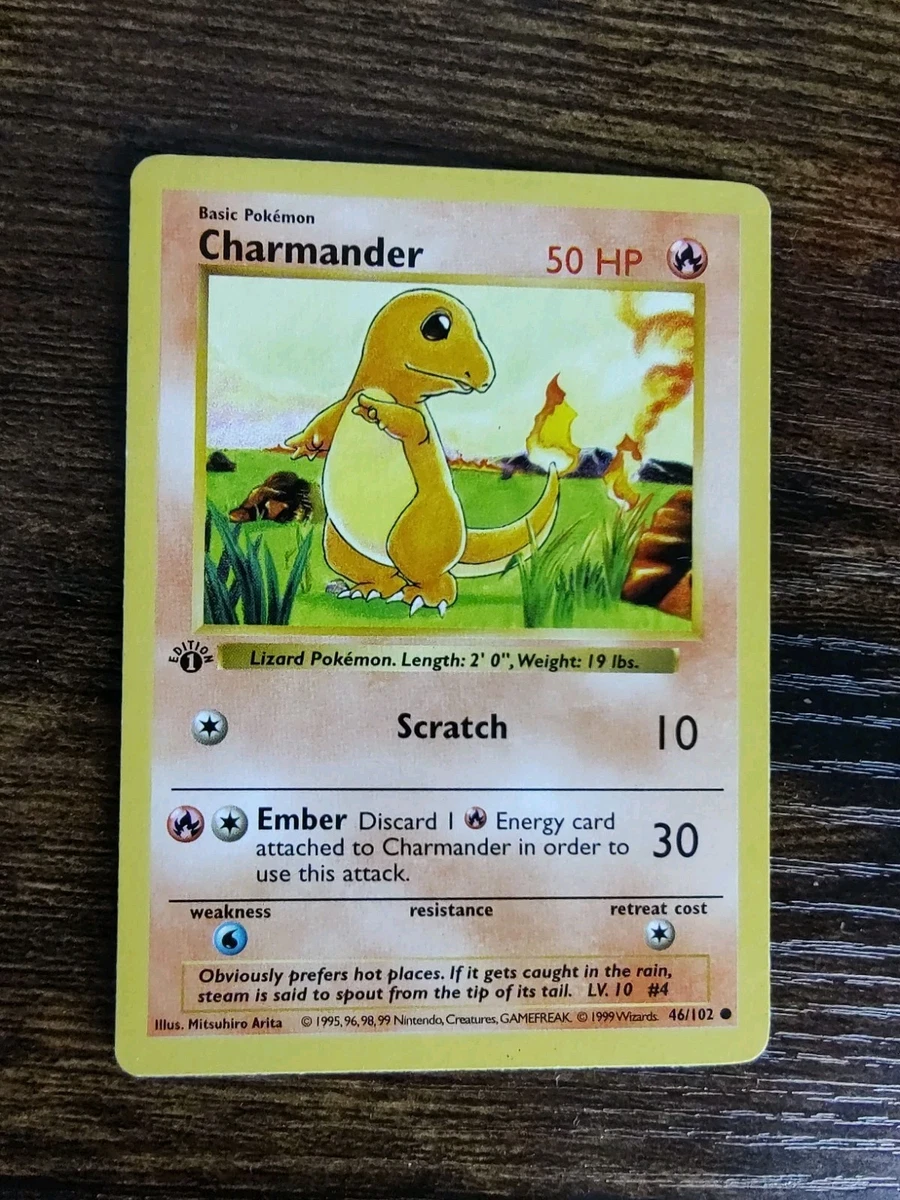 Charmander Pokémon TCG 1st Edition Individual Trading Card Games