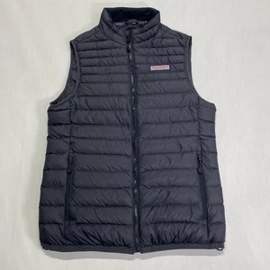 Gilet Vineyard Vines donna XS puffer leggero PERFORMANCE nero - Foto 1 di 12