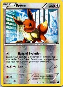 Juego de cartas coleccionables Pokémon Eevee (90) 90/116 Plasma Freeze casi nuevo holograma inverso - Imagen 1 de 2