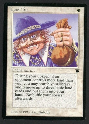 ***English Land Tax*** MTG Legends Magic Kid Icarus - Image 1 of 2