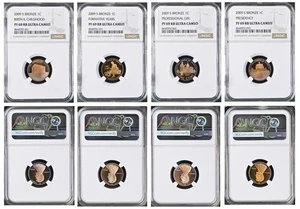 2009 S Bronze Lincoln Proof Cent Set PF69 RB Ultra Cameo - Picture 1 of 8