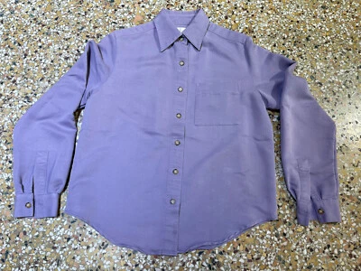 LIZ CLAIBORNE First Issue Petite 长袖衬衫,尺寸 P 100% 聚合物柔软 — 第 1/4 张图片