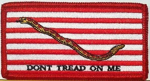 Parche de hierro Don't Tread On Me, Jack Of The United States The First Navy Jack - Imagen 1 de 1