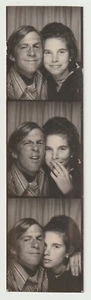 VINTAGE PHOTO BOOTH - STRIP - SWEET, AFFECTIONATE YOUNG COUPLE - Imagen 1 de 1