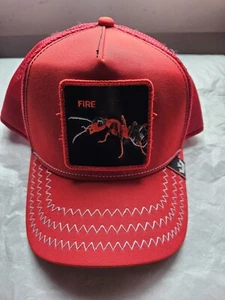 Goorin Bros Trucker Hat Cap Farm "Fire" MARCH Ant Friday Drop Exclusive Great - Picture 1 of 11