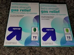Extra Strength Gas Relief 125mg Simethicone Softgels 144 Ct Compare Gas-x