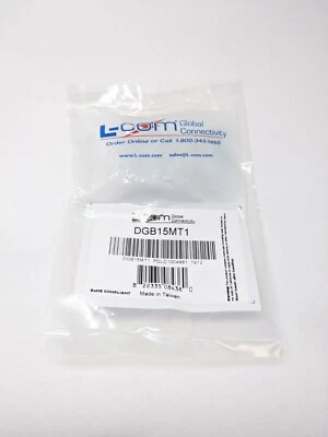 L-Com DGB15MT1 DB15 Male Connector for Field Termination - Image 1 of 3