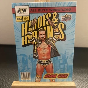 2024 UPPER DECK AEW AEW Heroes and Heroines AHH-9 Adam Cole - Picture 1 of 2
