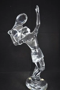 ATEMBERAUBENDER BACCARAT KRISTALL - DAMEN-TENNISSPIELER - Bild 1 von 10
