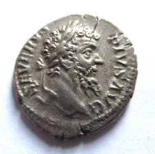 Denar of Septimius Severus       Av. Genius standing left