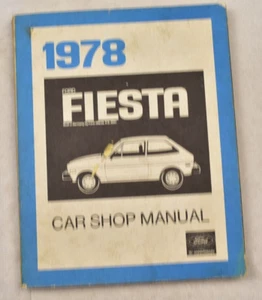 Ford Fiesta 1978 servicio/manual de tienda original - Imagen 1 de 1