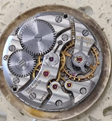 Movimiento y esfera IWC Schaffhausen Cal C 89 funcionando IWC C89 Foto 1 de 4