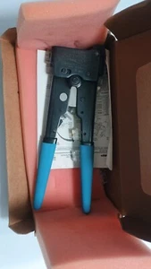 AMP MODULAR PLUG CRIMP RATCHETING TOOL 2-231652-0, FOR  RJ45 - Picture 1 of 5