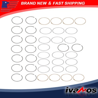 For Dodge Ram 2500 2003-2008 5.7L V8 53021538AD New Standard Piston Ring Set Foto 1 de 4