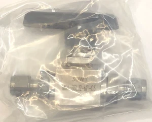 PARKER HANNIFIN M6A-B6LJ2-MP-C3  Steel  2 Way Ball Valve Comp x Comp 6mm O/D - Picture 1 of 4