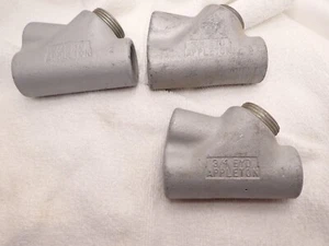 Set of 3! Appleton EYD26 Male/Female Sealing Fitting 3/4'' ~ New - Picture 1 of 4
