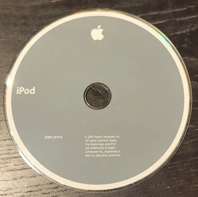 2005 Apple iPod + iTunes Software Installation Disc CD-ROM - Image 1 of 3