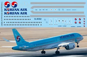 1/144 Decals per Airbus A220 - 300 Korean Air Decal TBD981 - Picture 1 of 1