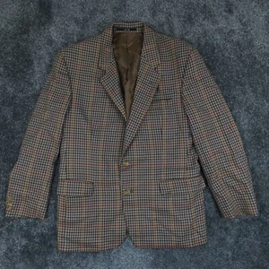 Daks Wool Blazer Jacket Mens Size 42 Brown - Picture 1 of 13