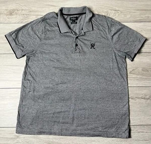 Jeff Banks Mens Grey Pure Cotton Polo Size L - Picture 1 of 5