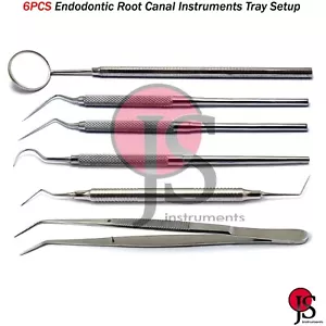 Endodontische Instrumente Wurzelkanal Tray Setup Spreizer Explorer Endo Dental 6 Stück - Bild 1 von 7