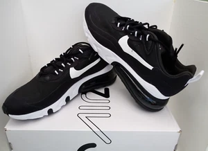 Zapato para correr Nike Air Max 270 React para hombre negro/blanco.  CÓDIGO ESTILO: CI3866 004 - Imagen 1 de 11