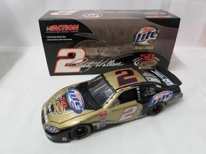 Acción 2004 #2 Rusty Wallace Miller Lite Penske 50 victorias 1/24 coche diecast stock - Imagen 1 de 18