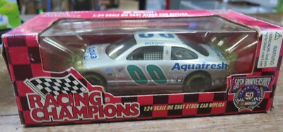 Racing Champions Nascar 1:24 Aqua Fresh 00 Buckshot 50 aniversario plata Foto 1 de 4