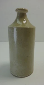Antigua botella de tinta maestra hecha a mano Doulton Lambeth cerámica de gres victoriano - Imagen 1 de 6