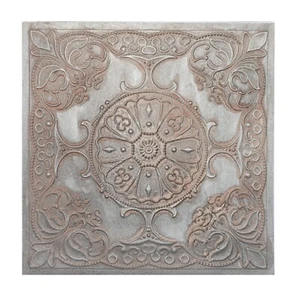 Drop Ceiling Tiles 2x2 abstract wall for Cafe Club PL71 Weathered iron 10Pcs - Picture 1 of 24