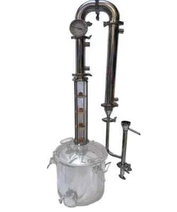 Ancora a spirito reflusso in acciaio inox 2" - finestre, tubi, condensatore, pappagallo e tutto - Foto 1 di 3