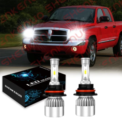 9004/9007 LED For Dodge Dakota 91-96 Caravan 87-95 Headlight Hi/Low Beam Bulbs - Image 1 of 4
