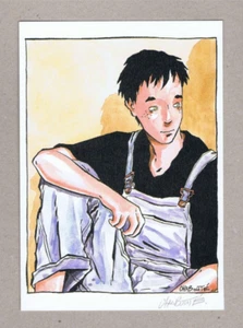 EX-LIBRIS ZOE CHABOUTE signé VENTS D'OUEST - Imagen 1 de 1