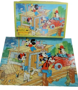 Walt Disney Productions Jaymar Picture Puzzle Fun on the Bridge COMPLETE - Picture 1 of 6