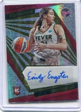 Emily Engstler 2021 Panini Revolution WNBA Rookie Auto RC AG-NLS Fever Autograph