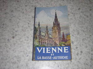 1928.guide Vienne & Basse Autriche.bon ex