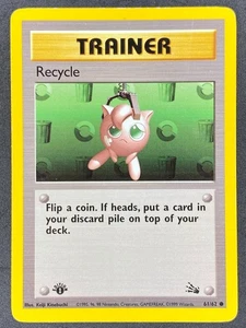 Pokémon Recycling 61/62 FO Fossil 1. Edition LP - Bild 1 von 2