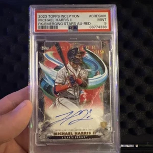 2023 Topps Inception - Rookie and Emerging Stars Auto Red Michael Harris II /50 - Picture 1 of 2