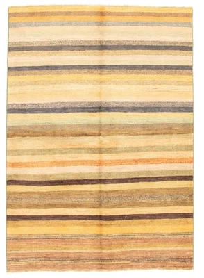 Traditional Multi Color 5'6" x 8'1" Hand-knotted Oriental Carpet Wool Area Rug - Image 1 of 4