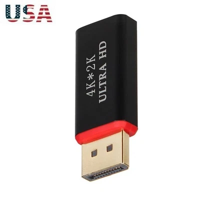 High Speed Active 4K DP Display Port To HDMI Adapter DisplayPort AV Converter a - Image 1 of 4