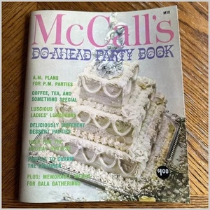 McCall's Do-Ahead Party Cookbook Coffee Tea Luncheons M10 1965 - Imagen 1 de 7
