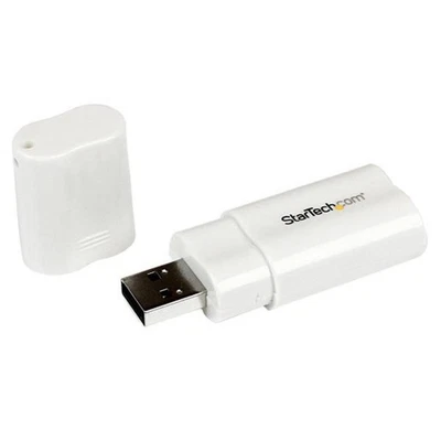 StarTech.com USB Audio Adapter - Externe USB Soundkarte - Weiß - Bild 1 von 4