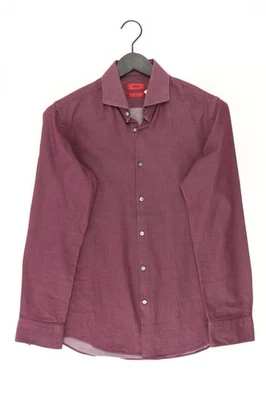 ✨ Hugo Boss camicetta per uomo taglia Hemdgröße 40, M, 50 viola di cotone ✨ - Immagine 1 di 4
