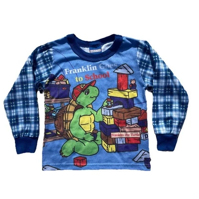 Vintage 90s Franklin the Turtle Pajama Top - Size 5 - Excellent Condition Rare - Image 1 of 4