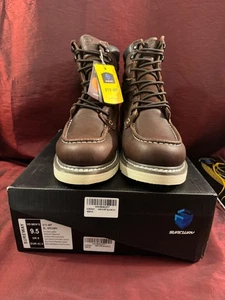 *Lesen* Sureway Herren Leder Stiefel Gr. 9,5 wasserdicht, ölrutschfest - Bild 1 von 5