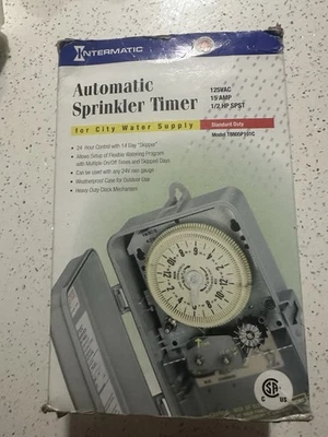 Intermatic R8806P101C Automatic Sprinkler Timer Controller - Image 1 of 4